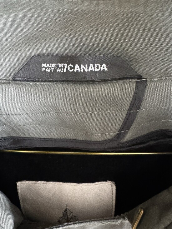 London Fog Dbl-Breasted Trench Classic Coat Zip-Out Liner Men 40R Charcoal Grey - Picture 8 of 13